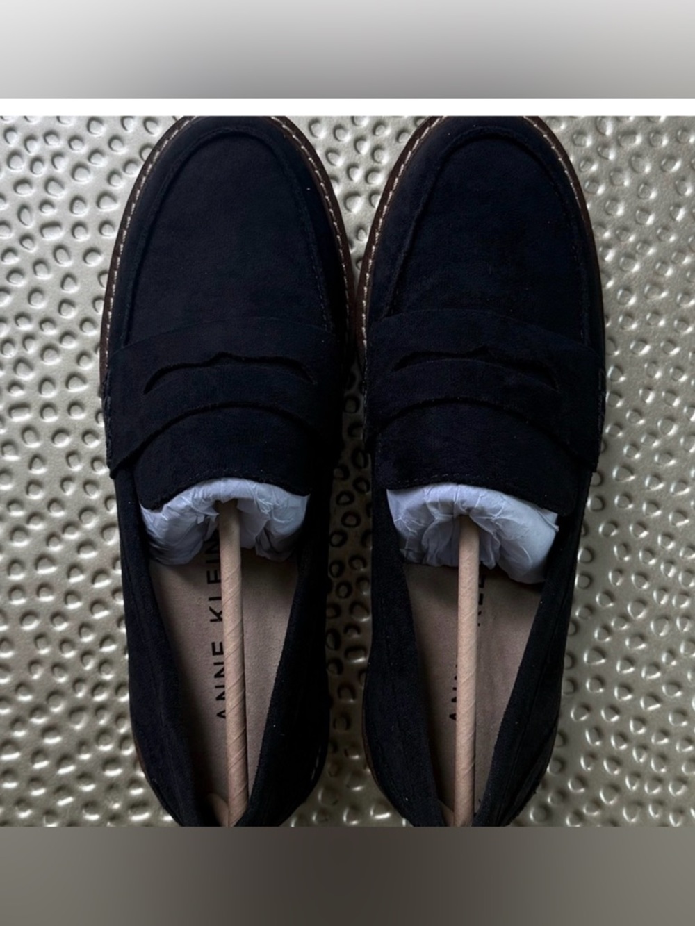 Ann Klein Flex black suede loafers - Picture 4 of 5